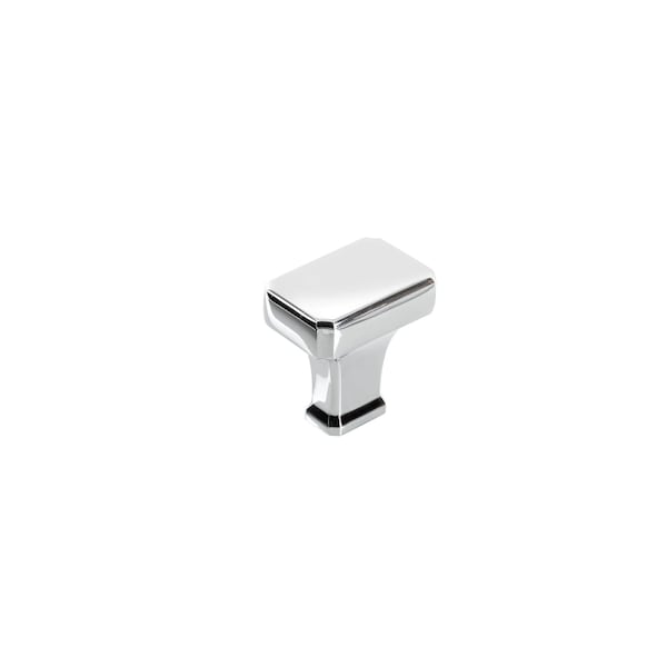 Richelieu 1 3/16-inch (30 mm) x 25/32-inch (20 mm) Chrome Transitional Cabinet Knob - BP865030140