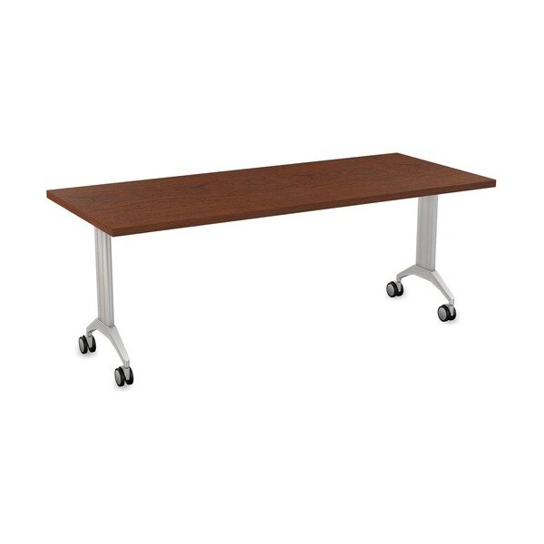 Special-T Table, Flip/Nest, 30inWx72inLx30inH, Mahogany - SCTLINK3072MSMG