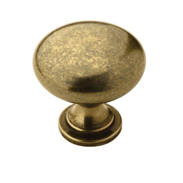 Amerock Amerock A53005 BB Knob; Burnished Brass - 1.25 in. - A53005 BB
