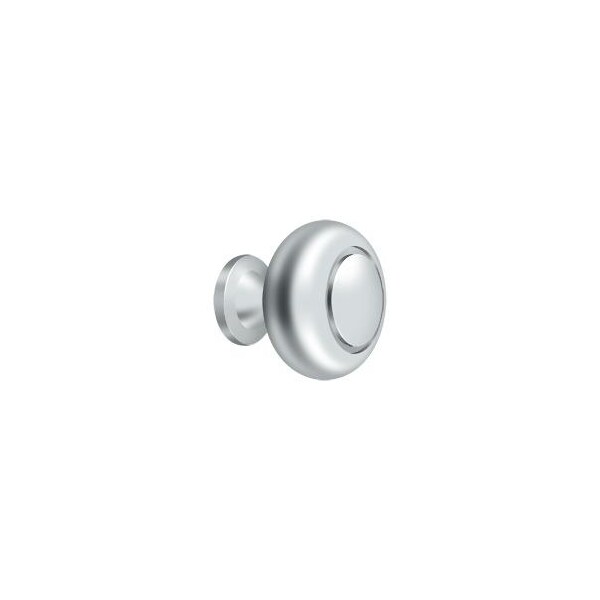 Deltana Knob Round Groove Bright Chrome - KR119U26