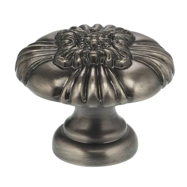 Omnia Ornate Cabinet Knob Antique Nickel 1-3/8" - 7417/35.15A