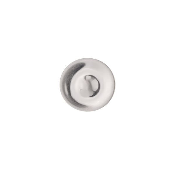 Richelieu 1 3/8 in (35 mm) Brushed Nickel Traditional Cabinet Knob - BP885535195