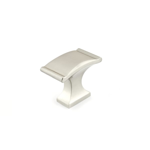 Richelieu 1 3/8 in (35 mm) x 25/32 in (20 mm) Brushed Nickel Traditional Cabinet Knob - BP260637195