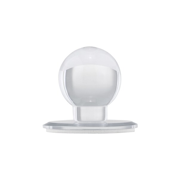 Richelieu 1 7/8 in (47 mm) Transparent/Clear, Mirror Effect Contemporary Acrylic Cabinet Knob - BP50311
