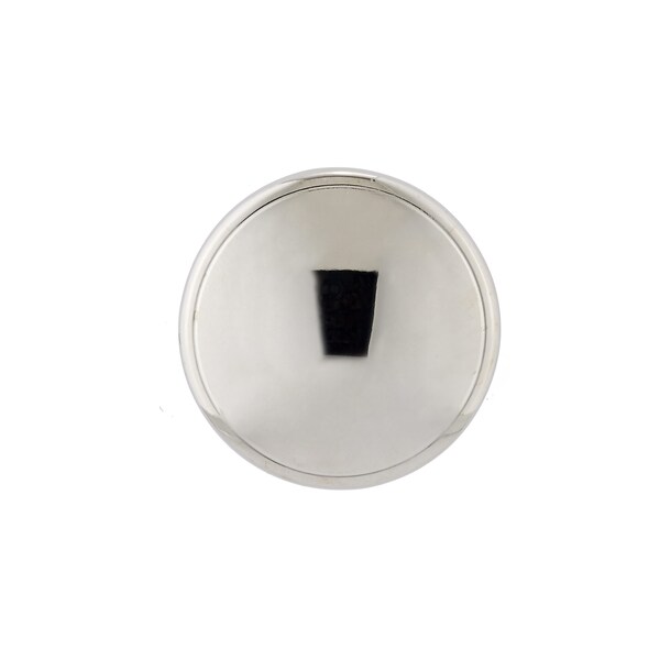 Richelieu 1 3/4 in (44 mm) Polished Nickel Traditional Metal Cabinet Knob - BP81224180