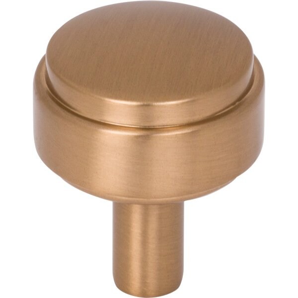 Jeffrey Alexander 1-1/8" Diameter Satin Bronze Hayworth Cabinet Knob - 885SBZ