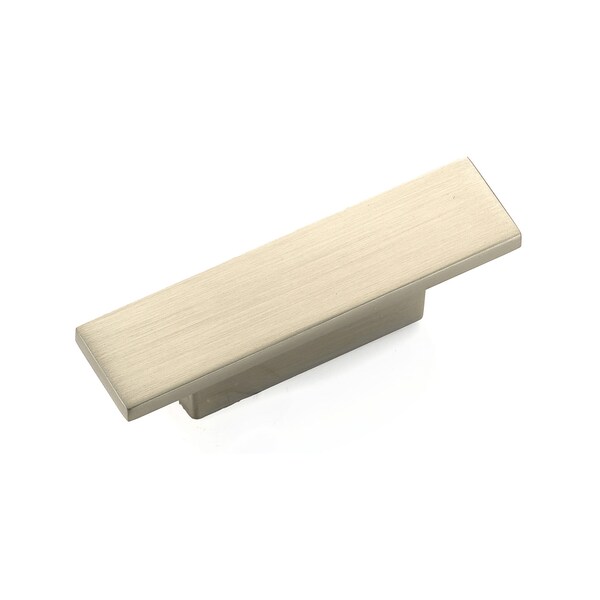 Richelieu 2 3/4 in. X 21/32 in. (70 mm x 17 mm) Brushed Nickel Contemporary Metal Cabinet Knob - BP5139632195