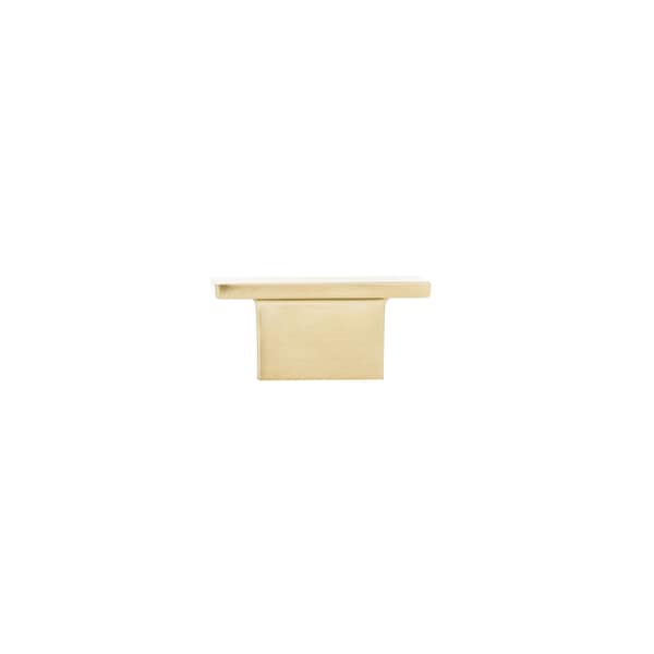 Richelieu 1 9/16 in (40 mm) x 7/8 in (22 mm) Champagne Bronze Contemporary Cabinet Knob - BP8102116CHBRZ