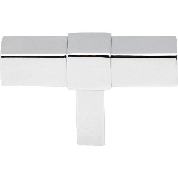 Jeffrey Alexander 2" Polished Chrome Zane Cabinet "T" Knob - 293T-PC