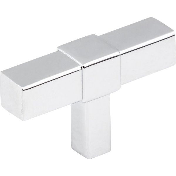 Jeffrey Alexander 2" Polished Chrome Zane Cabinet "T" Knob - 293T-PC