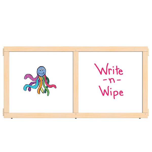 Jonti-Craft KYDZ Suite Panel, T-height, 48 in. Wide, Write-n-Wipe - 1514JCTWW