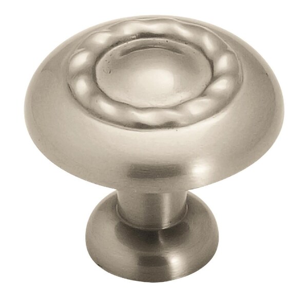 Amerock Inspirations 1-1/4 in 32 mm Diameter Satin Nickel Cabinet Knob - BP1585G10
