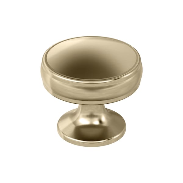 Amerock Renown 1-1/4 inch 32mm Diameter Golden Champagne Cabinet Knob - BP36793BBZ