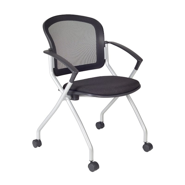 Regency Regency Kobe 84 x 24 in. Mobile T-Base Training Table- Grey, 2 Cadence Nesting Chairs - MKTRCC8424GY23BK