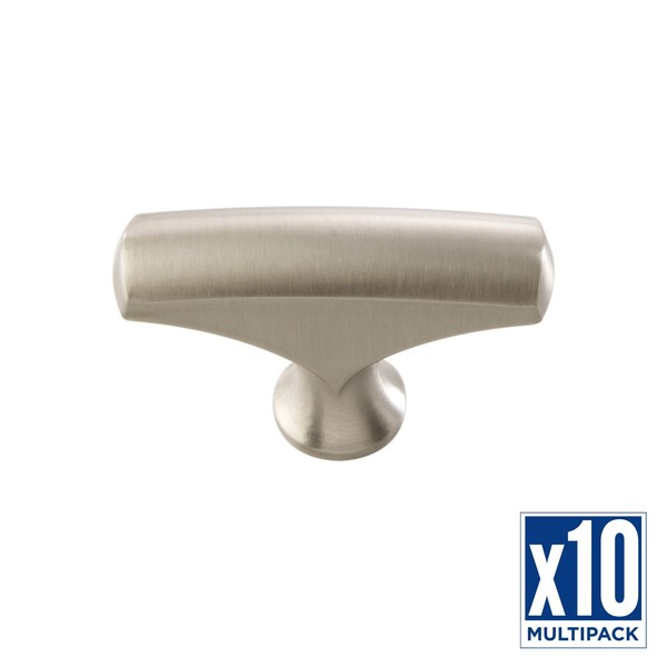 Hickory Hardware Knob 1/2 Inch X 1-3/4 Inch, 10PK - P3372-SS-10B