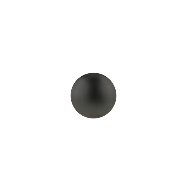Richelieu 1 9/16 in (40 mm) Matte Black Contemporary Cabinet Knob - BP904140900