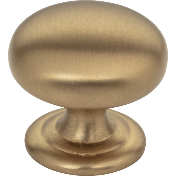 Elements By Hardware Resources 1-1/4" Diameter Satin Bronze Florence Cabinet Mushroom Knob - 2980SBZ