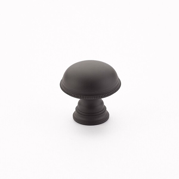 Schaub 1-1/4in Atherton Cabinet Knob Oil Rubbed Bronze Finish - 572-10B