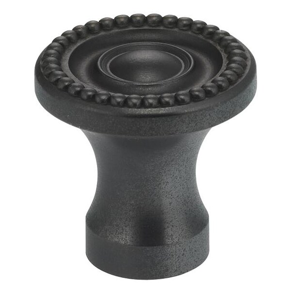 Omnia Beaded Cabinet Knob Oil Rubbed Bronze 1-1/4" - 9430/32.10B