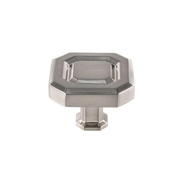Crown 1-1/2" Florence Cabinet Knob Satin Nickel Finish - CHK93002SN