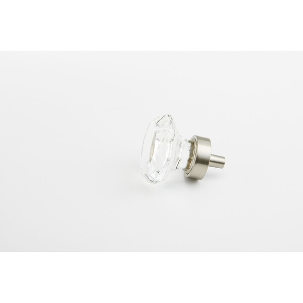 Schaub 1-1/4in Octagonal Stargaze Cabinet Knob Satin Nickel Finish - 71-C-15