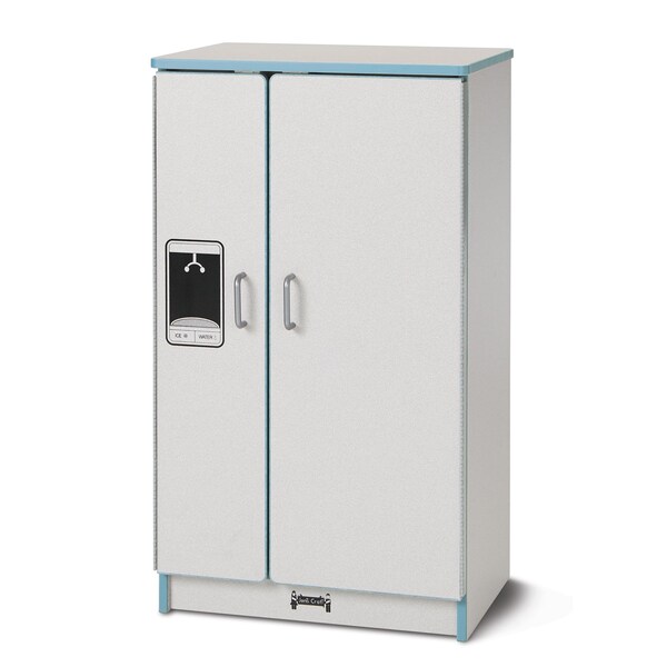 Jonti-Craft Rainbow Accents Culinary Creations Kitchen Refrigerator, Coastal Blue - 2410JCWW131