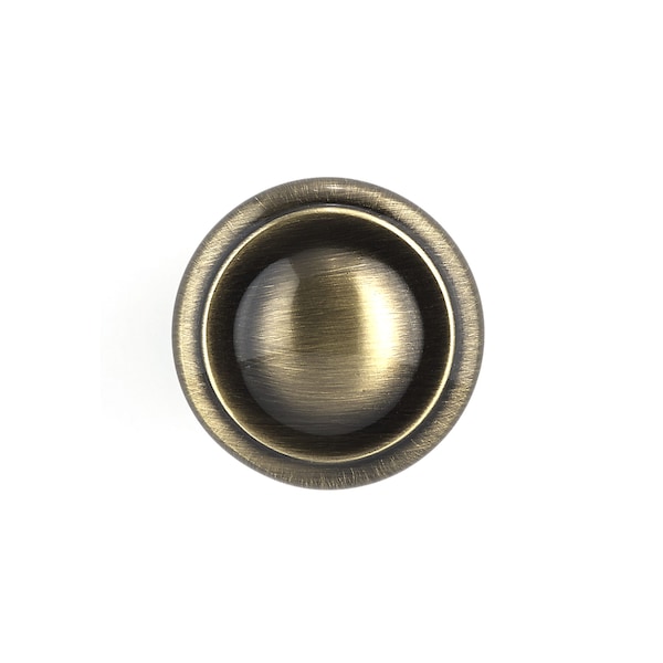 Richelieu 1 3/16 in (30 mm) Antique English Traditional Metal Cabinet Knob - BP8632AE
