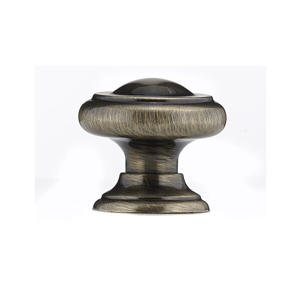 Richelieu 1 3/16 in (30 mm) Antique English Traditional Metal Cabinet Knob - BP8632AE