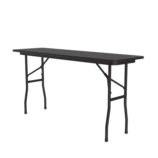 Correll Rectangle Commerical Folding Utility Table, 18" W, 60" L, 29" H, High Pressure Laminate Top - CF1860PX-07