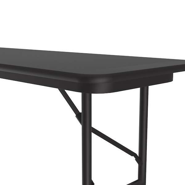 Correll Rectangle Commerical Folding Utility Table, 18" W, 60" L, 29" H, High Pressure Laminate Top - CF1860PX-07