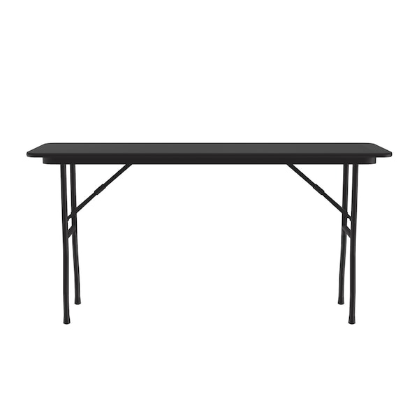 Correll Rectangle Commerical Folding Utility Table, 18" W, 60" L, 29" H, High Pressure Laminate Top - CF1860PX-07