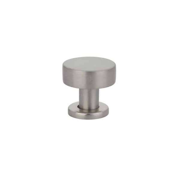 Patioplus Cadet 1.25 in. Cabinet Knob, Satin Nickel - PA1634205