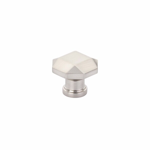 Schaub 1-1/4in Menlo Park Cabinet Knob Brushed Nickel Finish - 531-BN
