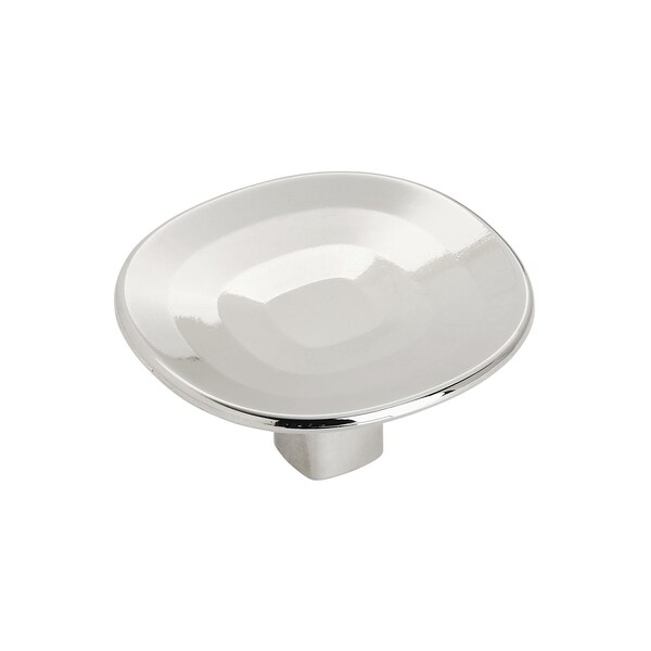 Amerock Concentric 1-9/16 in 40 mm Diameter Polished Nickel Cabinet Knob - BP36810PN