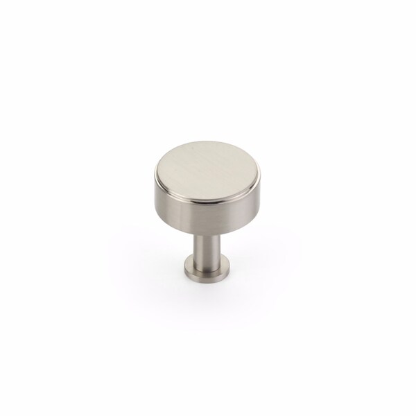 Schaub 1-1/4in Center to Center Pub House Cabinet Knob Brushed Nickel Finish - 5102-BN
