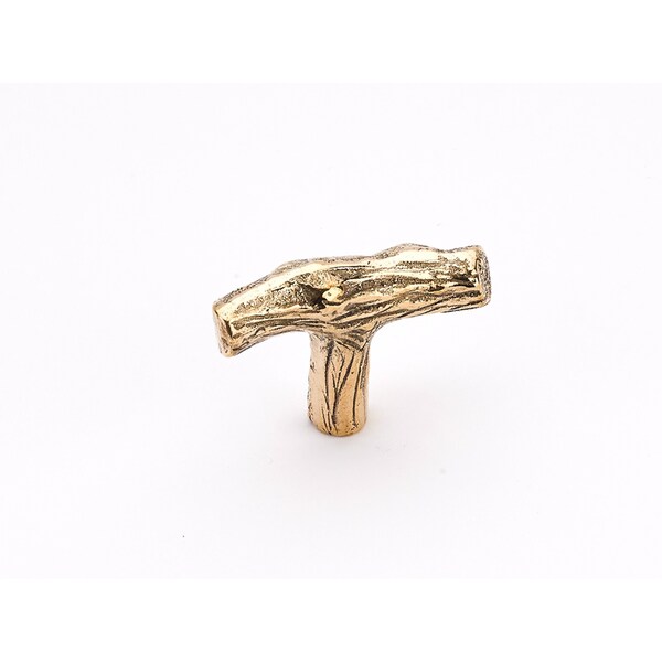 Schaub 2in Mountain Twig Cabinet Knob Natural Bronze Finish - 768-NB