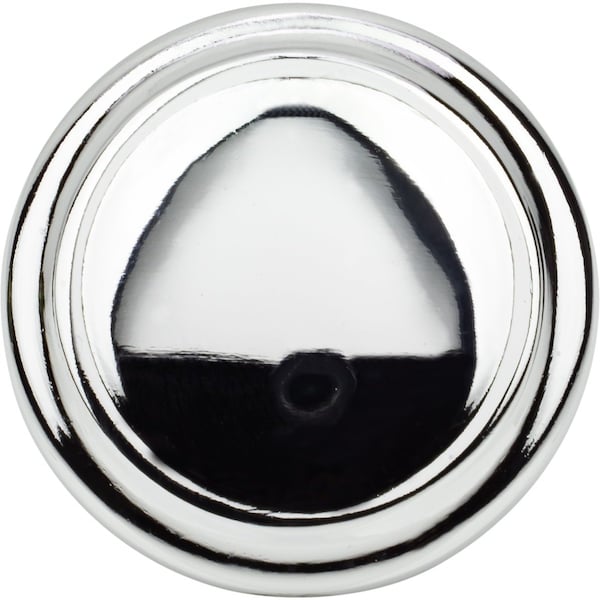 Designperfect 1-1/4 Diameter Round Cabinet Knob, Polished Chrome, 10PK - DPA10R92KPC