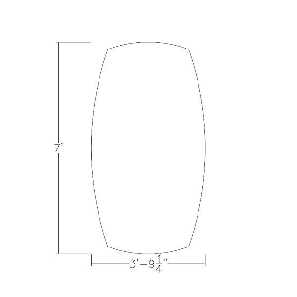 Skutchi Designs 45 in W, 84 in L, 29 in H, Engineered Wood Top, White - H-ABOT-4684DOU-WC-EL