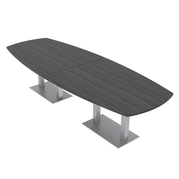 Skutchi Designs 45 in W, 145 in L, 29 in H, Engineered Wood Top, Grey - HAR-ABOT-46X143-DOU-ASIANNIGHT
