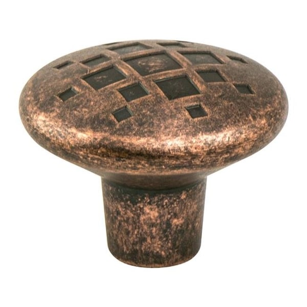 Berenson Berenson 7117-1RC-C 1.312 in. dia. Overture Knob with Rustic Copper - 7117-1RC-C