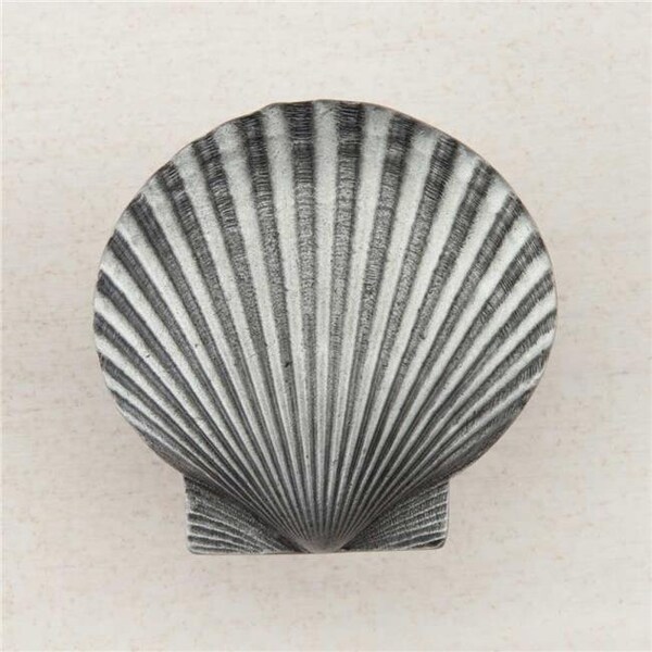 Acorn Mfg Acorn Manufacturing DPGPP Artisan Collection Large Scallop Knob; Antique Pewter - DPGPP
