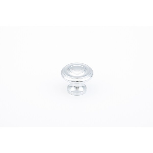 Schaub 1-1/4in Colonial Cabinet Knob Polished Chrome Finish - 703-26