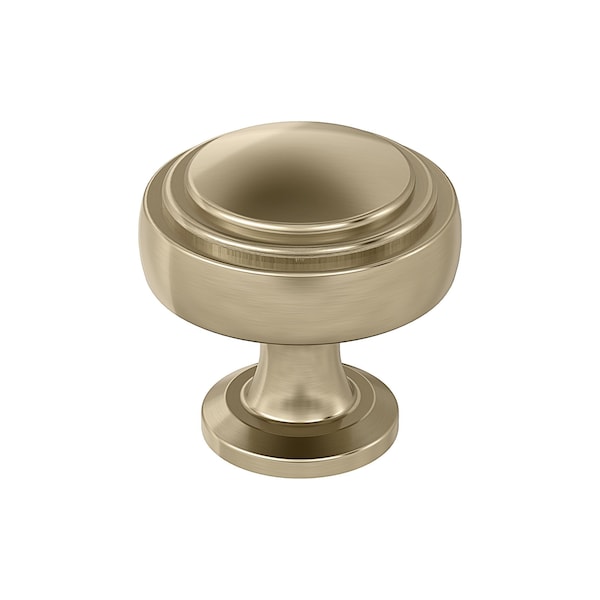 Amerock Winsome 1-1/4 inch 32mm Diameter Golden Champagne Cabinet Knob - BP36765BBZ