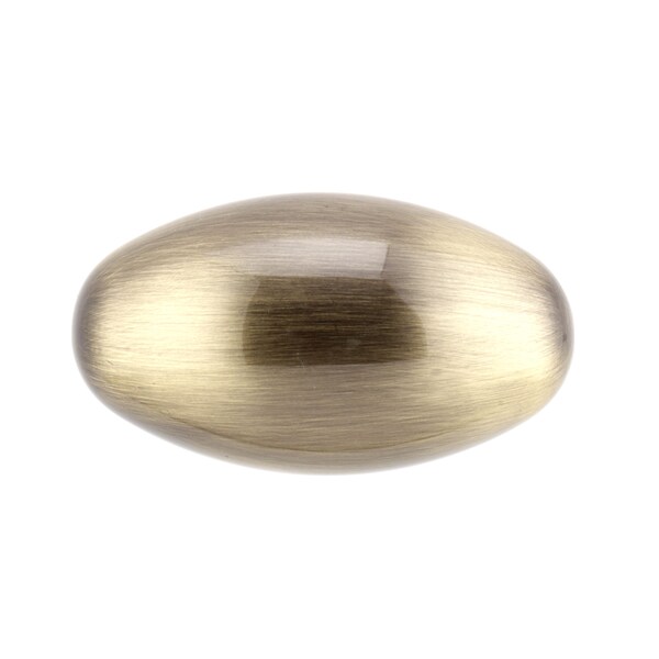 Richelieu 1 31/32 in. X 1 3/32 in. (50 mm x 28 mm) Antique English Traditional Metal Cabinet Knob - BP444350AE