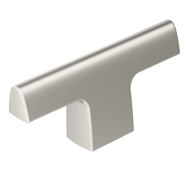 Amerock Riva 2-1/2 in 64 mm Length Satin Nickel Cabinet Knob - BP55361G10