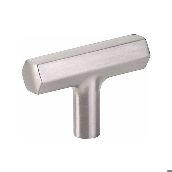 Emtek Mod Hex T Cabinet Knob Satin Nickel Finish - 86728US15