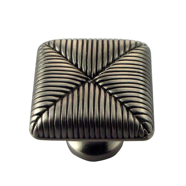Mng 1 3/8" Seat Cushion Knob, Satin Antique Nickel - 10711