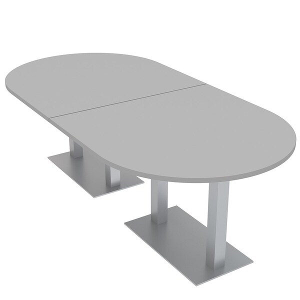 Skutchi Designs 45 in W, 96 in L, 29 in H, Engineered Wood Top, Grey - HAR-RAC-46X92-DOU-XD01