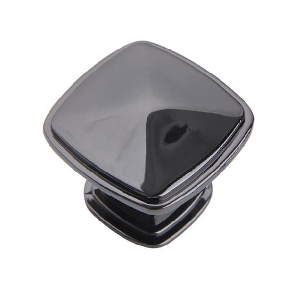 Camp Usa 1.25 in. Merle Deco Cabinet Hardware Square Knob, Weathered Nickel - CA598258