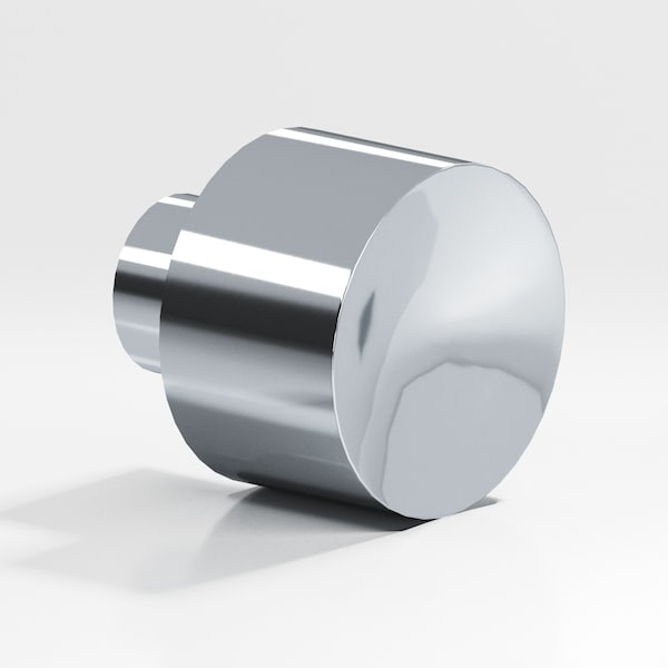 Colonial Bronze 184 Series 1in Diameter Cabinet Knob Polished Chrome Finish - 18426
